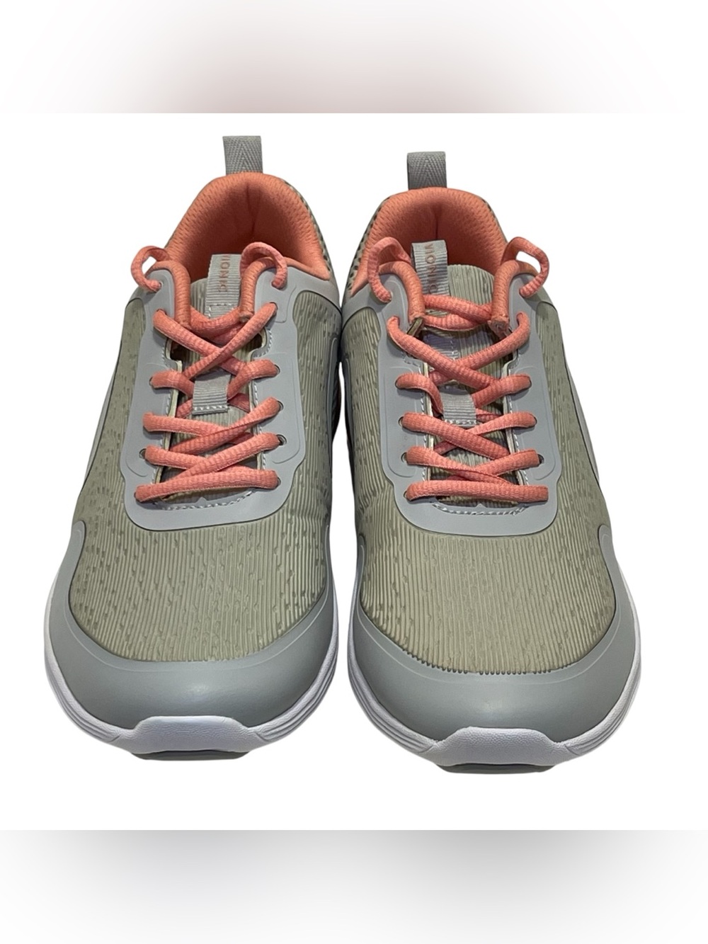 Vionic Jojo ombre  Women's Size 9.5 US Sneakers Textiles Grey Peach Lace Up